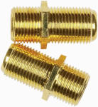 JEM ACCESSORIES, INC. Feed Thru Coaxial Cable Coupler, 2-Pk.