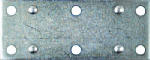 ASSA ABLOY AMERICAS RESIDENTIALI NC 4-Pk., 3-1/2 x 1-3/8 In. Zinc Mending Plate