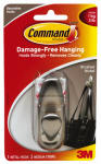 COMMAND Command Forever Classic Series FC12-BN Decorative Hook, 3 lb, 1-Hook, Metal, Brushed Nickel HARDWARE & FARM SUPPLIES COMMAND