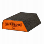 DIABLO Diablo ENDURA-BOND DFBCOMBMED01G Dual Edge Sanding Block, 4 in L, 2-1/2 in W, 60 Grit, Medium PAINT DIABLO
