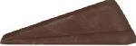ASSA ABLOY AMERICAS RESIDENTIALI NC Doorstop, Wedge, Brown, 2-Pk.