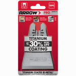 ARROW FASTENER CO Titanium Wood & Nail Oscillating Tool Blade, 2-11/16-In., 10-Pk. TOOLS ARROW FASTENER CO