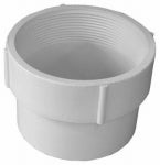IPEX USA LLC-CANPLAS Canplas 414334BC Pipe Adapter, 4 in, FNPT x Hub, PVC PLUMBING, HEATING & VENTILATION IPEX USA LLC-CANPLAS