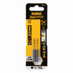 DEWALT DEWALT DWA5004 Drill Bit, 1/16 in Dia, 2 in OAL, Heavy-Duty, 1/4 in Dia Shank, Hex Shank TOOLS DEWALT