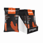 AMMEX CORPORATION Gloveworks Nitrile Industrial Gloves, Orange, 6-Pr.