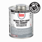 OATEY COMPANY Gray Heavy-Bodied PVC Pipe Cement, 32 oz.