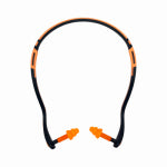 SAFETY WORKS INC Banded Ear Plugs With Foam Caps, Pair
