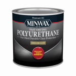 MINWAX Minwax 230054444 Polyurethane, Oil Base, Clear, Semi-Gloss, Liquid, 0.5 pt Can PAINT MINWAX
