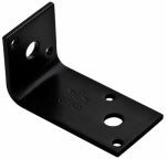 ASSA ABLOY AMERICAS RESIDENTIALI NC Corner Brace, Black Steel, 3 In.