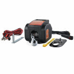 KEEPER Keeper KTSL2000RM Portable Winch, Battery, Electric, 12 VDC, 2000 lb, Steel AUTOMOTIVE KEEPER