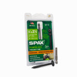SPAX 1/4" x 2-1/2" Exterior Washer Head Structural Wood Lag Screws Powerlags Torx T-Star (12 EA) HARDWARE & FARM SUPPLIES SPAX