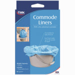 COMPASS HEALTH BRANDS Disposable Commode Liners, 2-Qt. Capacity, 7-Pk.