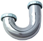 PLUMB SHOP DIV BRASSCRAFT Kitchen Drain J Bend, Tube Slip Joint, 1-1/2-In. O.D.