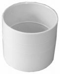 IPEX USA LLC-CANPLAS IPEX 414213BC Sewer Coupling, 3 in, S&D Hub x Sch. 40 Bushing, PVC, White PLUMBING, HEATING & VENTILATION IPEX USA LLC-CANPLAS