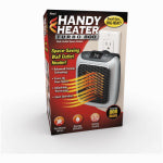 ONTEL PRODUCTS Handy Heater Turbo 800 HEATTB-MC12/4 Space Heater, 15 A, 120 V, 800 W, 1-Heat Setting HOUSEWARES ONTEL PRODUCTS