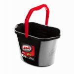 THE LIBMAN COMPANY Libman 1272 Utility Bucket, 3.5 gal, 15.81 in Dia, Polymer, Black CLEANING & JANITORIAL SUPPLIES THE LIBMAN COMPANY