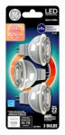 GE GE Industrial Solutions 93095550 LED Bulb, Track/Recessed, MR16 Lamp, GU5.3 Lamp Base, Dimmable, Clear, Clear Light ELECTRICAL GE
