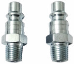 NINGBO GREENAIR IMP&EXP CO., LTD I/M Industrial Plug, 3/8 x 1/4-In. MNPT, 2-Pk.
