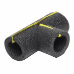 FROST KING Frost King 5TEE78H Tee Pipe Insulation, 3/4 in Dia, Polyethylene Foam, 1/2, 3/4 in Pipe PLUMBING, HEATING & VENTILATION FROST KING