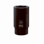 STANLEY TOOLS Metric Deep Impact Socket, 6-Point, 3/4 In. Drive, 33mm TOOLS STANLEY TOOLS