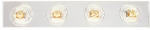 WESTINGHOUSE Westinghouse 6641100 Indoor Bath Bar Wall Fixture, 4-Lamp, Chrome Plated Fixture ELECTRICAL WESTINGHOUSE