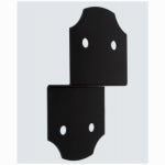 ASSA ABLOY AMERICAS RESIDENTIALI NC Hartley Collection Decorative Joist Tie, Black, 1-1/2 x 5 x 10 In.