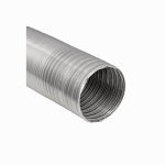 LAMBRO INDUSTRIES Aluminum Semi-Rigid Duct, Flexible, Triple-Lock, 4 In. x 8 Ft.