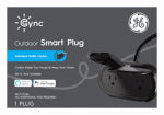 GE GE 93131639 Smart Outdoor Plug, 15 A, 120 V, Black/Charcoal ELECTRICAL GE