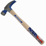 MARSHALLTOWN Vaughan 707M Hammer, 32 oz Head, Rip Framing, Straight Claw, Milled Head, Steel Head, 18 in OAL TOOLS MARSHALLTOWN