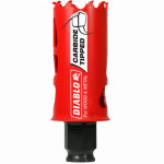 DIABLO Diablo DHS1250CT GP Hole Saw, 1-1/4 in Dia, 2-3/8 in D Cutting, 3/8 in Arbor, Carbide Cutting Edge TOOLS DIABLO