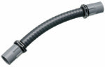 CARLON Carlon UAFAD Flexible Elbow, 1/2 in Trade Size, 0 to 90 deg Angle, Neoprene/PVC, Gray ELECTRICAL CARLON