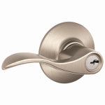 SCHLAGE LOCK Schlage Accent Series F51A ACC 619 Entry Lever, Mechanical Lock, Satin Nickel, Metal, Residential, 2 Grade HARDWARE & FARM SUPPLIES SCHLAGE LOCK