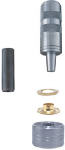 GENERAL General 71264 Series Grommet Kit, Includes: Anvil, Cutting Block, (48) 1/2 in Grommets, Hole Cutter and Mandrill, Brass TOOLS GENERAL