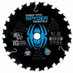 J S PRODUCTS Tarantula Demolition Circular Saw Blade, 24-Tooth, 6-1/2 In. TOOLS J S PRODUCTS