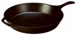 LODGE MFG Lodge L14SK3 Pre-Seasoned Skillet, 15 in Dia, Cast Iron, Black HOUSEWARES LODGE MFG