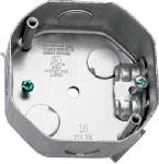 RACO INCORPORATED Octagon Ceiling Fan Fixture Box, 4 x 1-1/2 In. Deep ELECTRICAL RACO INCORPORATED