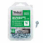 ITW BRANDS #10 x 3/4" Hex Washer Head Sharp Point Metal-to-Metal Screws 150-Ct.