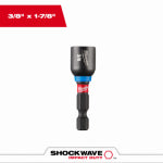 MILWAUKEE Milwaukee 49-66-4505 Nut Driver, 3/8 in Drive, 1-7/8 in OAL, 1/4 in L Shank, Magnetic TOOLS MILWAUKEE