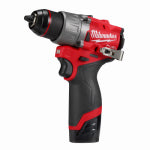 MILWAUKEE ELECTRIC TOOL CORP M12 12-Volt Cordless Subcompact Drill/Driver Kit, Brushless Motor, 1/2 In., 4.0 Ah & 2.0 Ah Batteries & Charger TOOLS MILWAUKEE ELECTRIC TOOL CORP