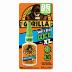 GORILLA GLUE Gorilla Impact-Tough 102433 Super Glue Gel, Liquid, Irritating, Sharp, Clear, 25 g PAINT GORILLA GLUE