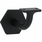 ASSA ABLOY AMERICAS RESIDENTIALI NC 1-Pc. Powell Handrail Bracket, Matte Black