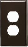 LEVITON MFG CO BRN DUPLEX WALL PLATE ELECTRICAL LEVITON MFG CO