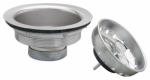 KEENEY Keeney 1431SSBX Basket Strainer with Fixed Stick Post, 4-3/8 in Dia, Stainless Steel, Chrome-Plated, 3-1/4 in Dia Mesh PLUMBING, HEATING & VENTILATION KEENEY
