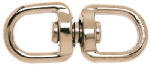 CAMPBELL CHAIN Campbell T7640302 Chain Swivel, 5/8 in Trade, 90 lb Working Load, Zinc, Nickel HARDWARE & FARM SUPPLIES CAMPBELL CHAIN