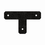 SIMPSON STRONG TIE Simpson Strong-Tie APVT4 Outdoor Accents�� Avant Collection��� ZMAX��, Black Powder-Coated T Strap for 4x4
