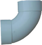 IPEX USA LLC-CANPLAS Canplas 414164BC Sanitary Pipe Elbow, 4 in, Hub, 90 deg Angle, PVC PLUMBING, HEATING & VENTILATION IPEX USA LLC-CANPLAS