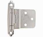 AMEROCK Cabinet Hinge, Self-Closing, Satin Nickel, 3/8 In. Inset, 2-Pk. HARDWARE & FARM SUPPLIES AMEROCK