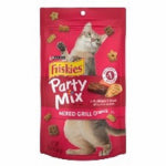 AMERICAN DISTRIBUTION & MFG Cat Treats, Mixed Grill Party Mix, 2.1 oz. Pouch