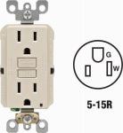 LEVITON MFG CO 15A LALM S/TGFCI OUTLET ELECTRICAL LEVITON MFG CO