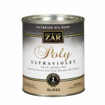 ZAR ZAR 34012 Polyurethane, Oil Base, Amber, Gloss, Liquid, 1 qt Can, 0.9 Specific Gravity PAINT ZAR